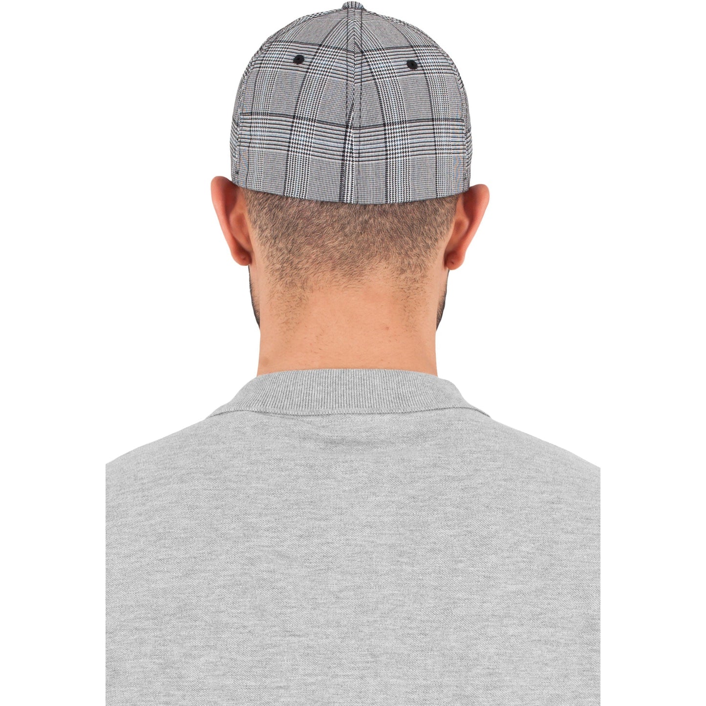 Flexfit Glen Check Cap by Yupoong Two Faces Casual Style S/M L/XL