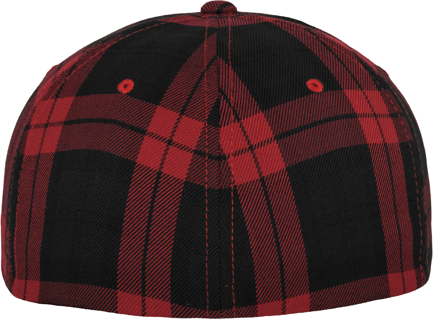 Flexfit By Yupoong Tartan Plaid Cap Hard Buckram Silver Undervisor S/M L/XL