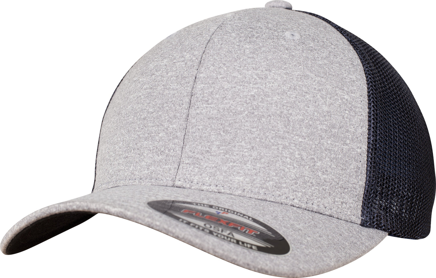 Flexfit By Yupoong Melange Mesh Cap 6311 Comfort Fit Black Undervisor