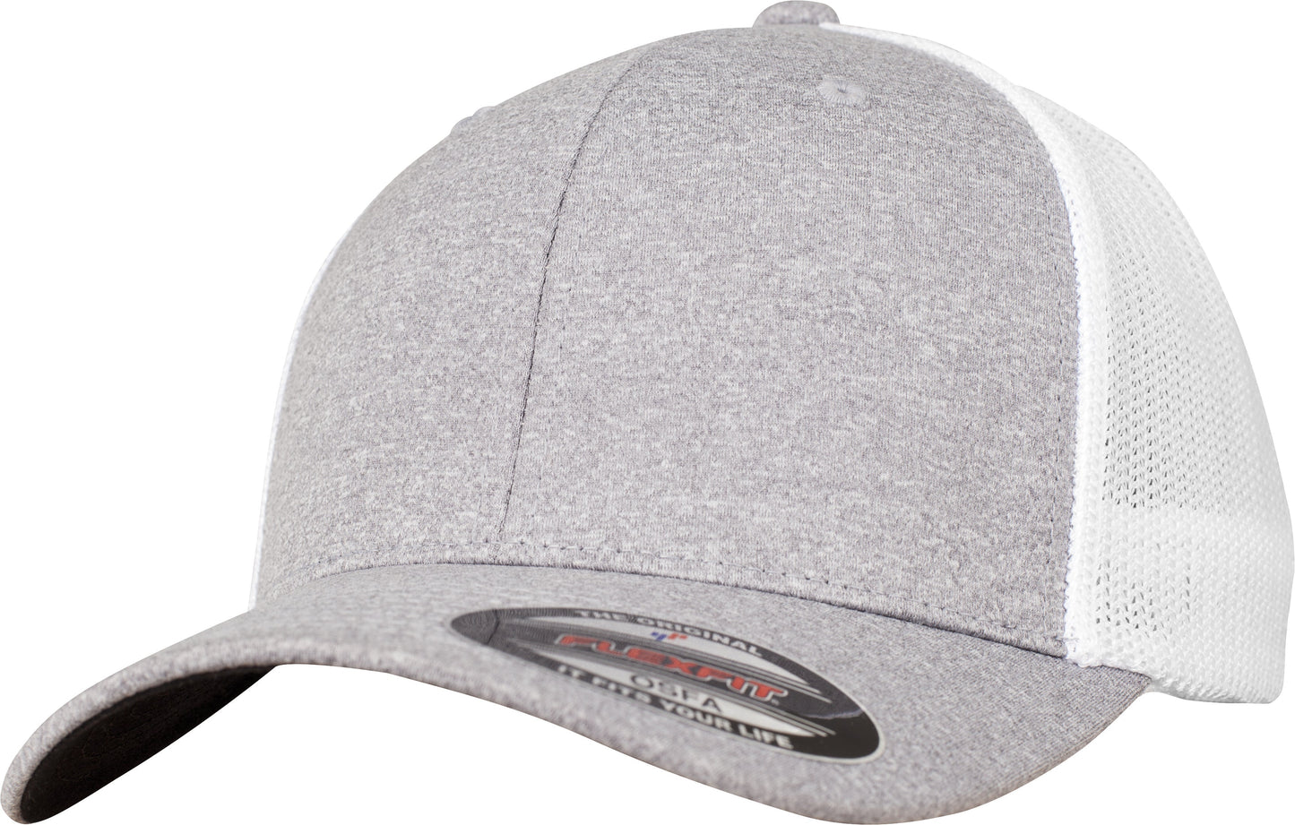 Flexfit By Yupoong Melange Mesh Cap 6311 Comfort Fit Black Undervisor