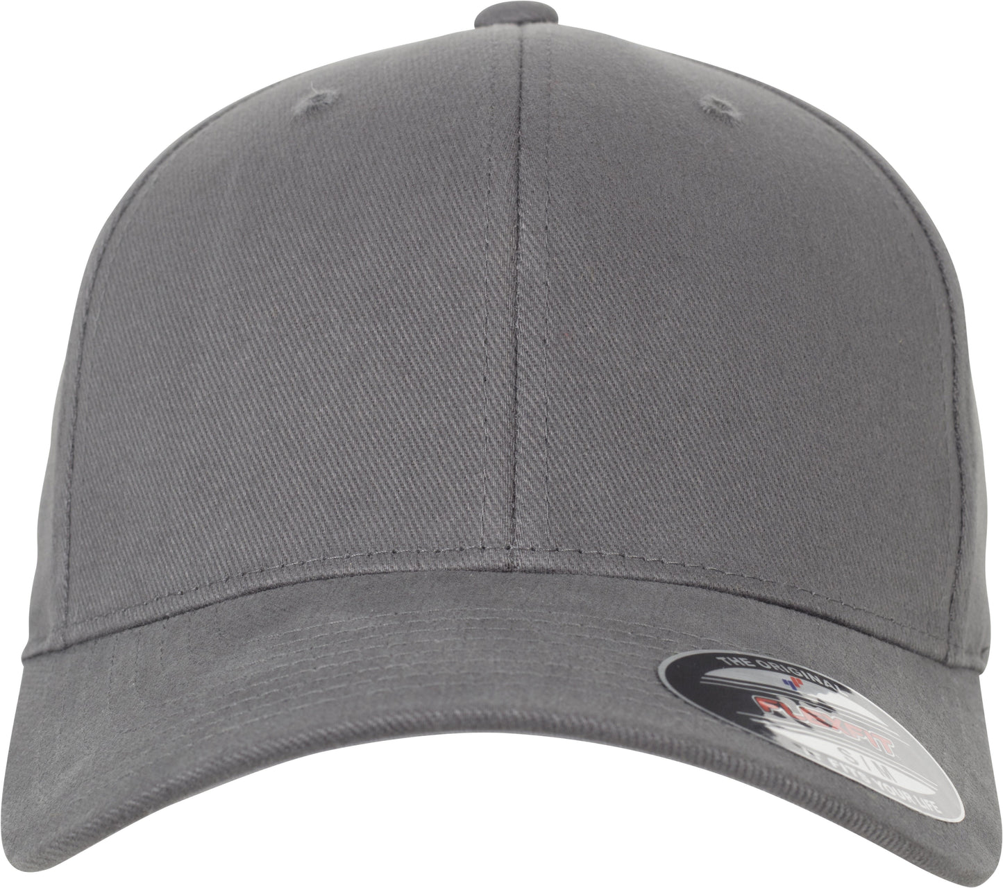 Flexfit By Yupoong Brushed Twill Cap 6377 Sporty Shape Silver Undervisor