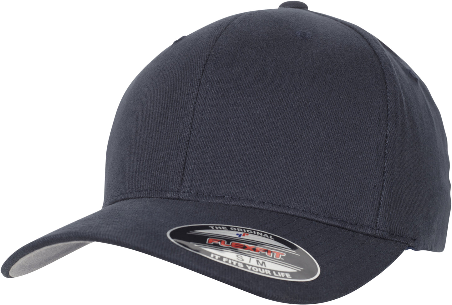Flexfit By Yupoong Brushed Twill Cap 6377 Sporty Shape Silver Undervisor