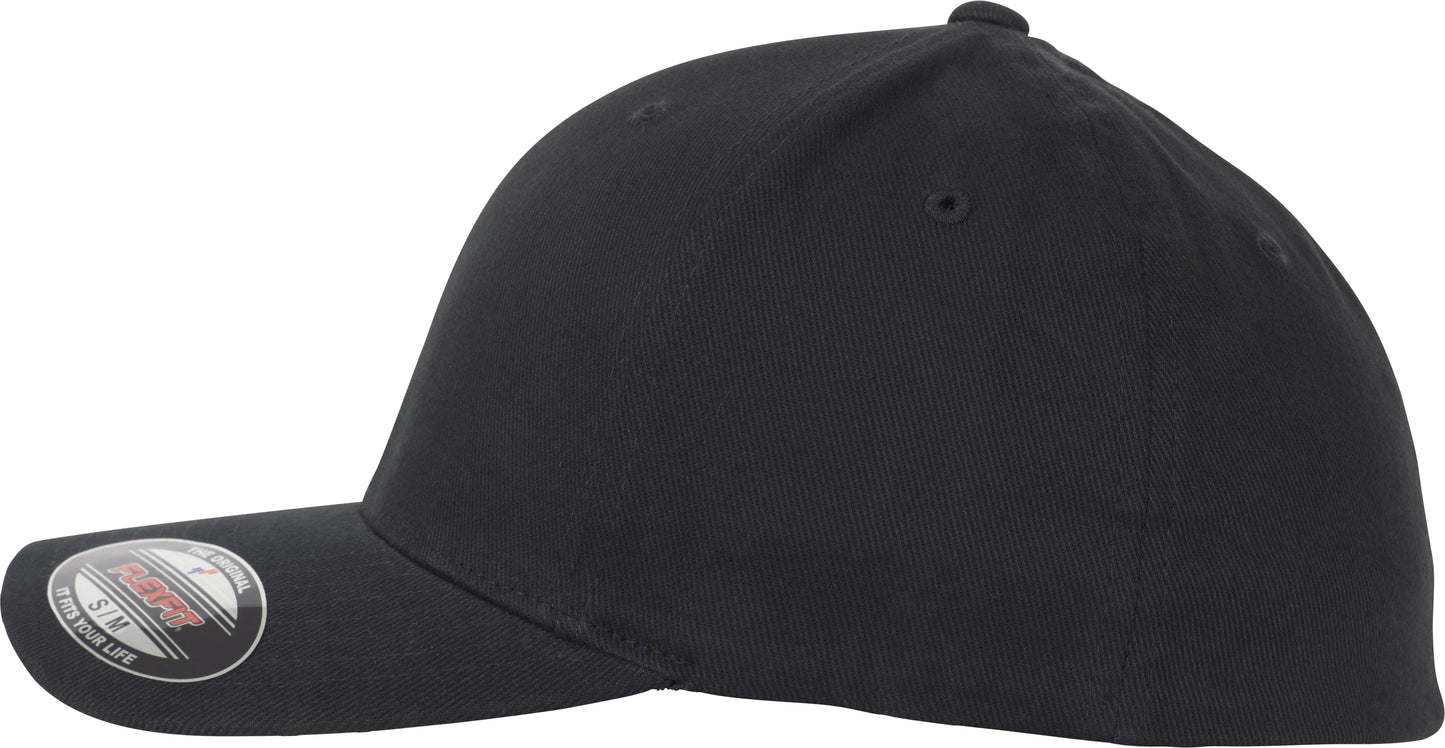 Flexfit By Yupoong Brushed Twill Cap 6377 Sporty Shape Silver Undervisor
