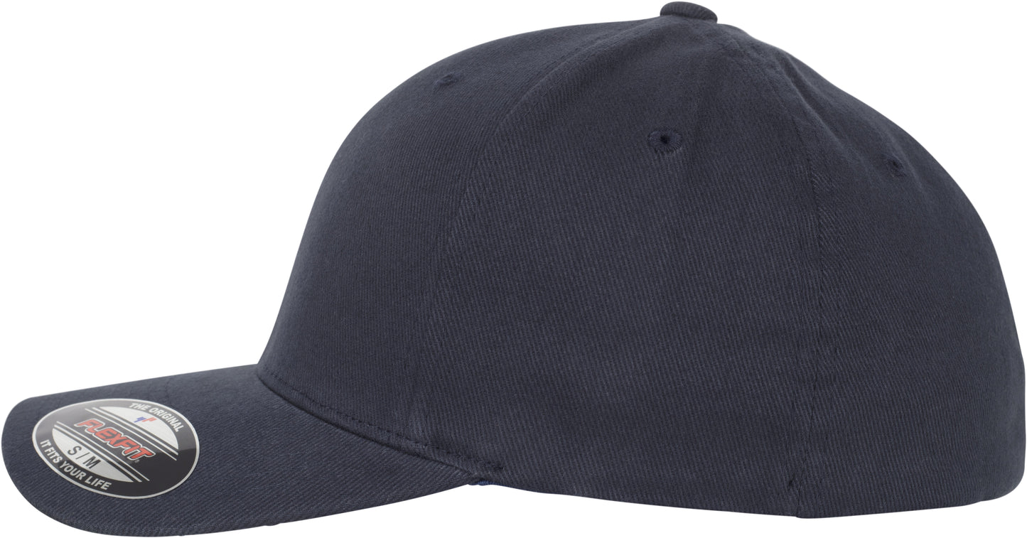 Flexfit By Yupoong Brushed Twill Cap 6377 Sporty Shape Silver Undervisor