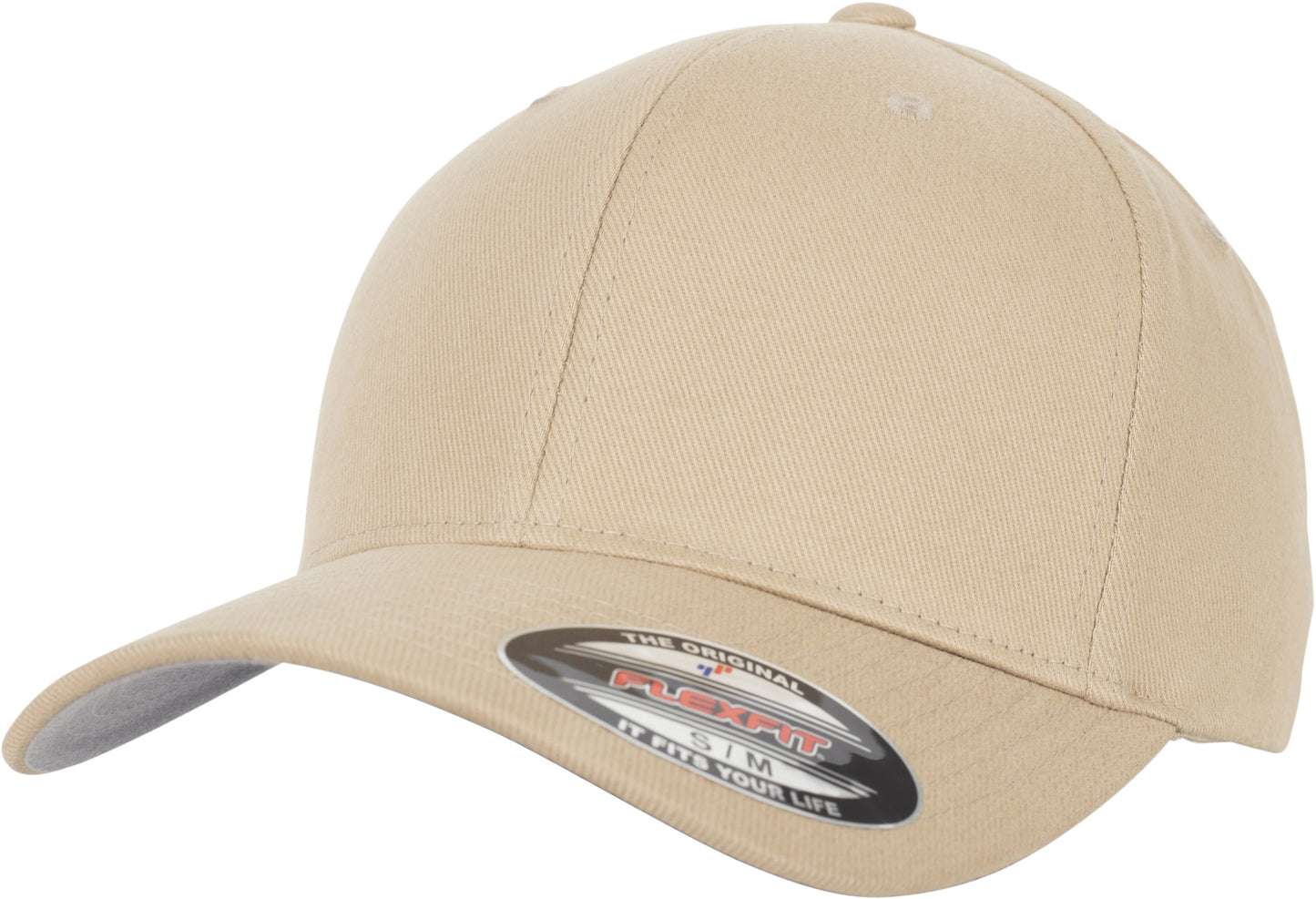 Flexfit By Yupoong Brushed Twill Cap 6377 Sporty Shape Silver Undervisor