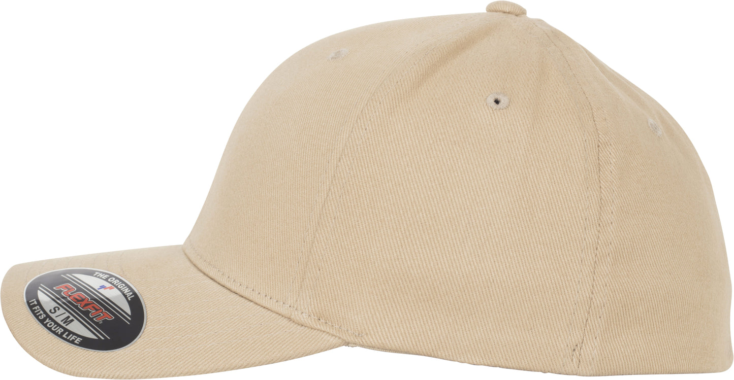 Flexfit By Yupoong Brushed Twill Cap 6377 Sporty Shape Silver Undervisor