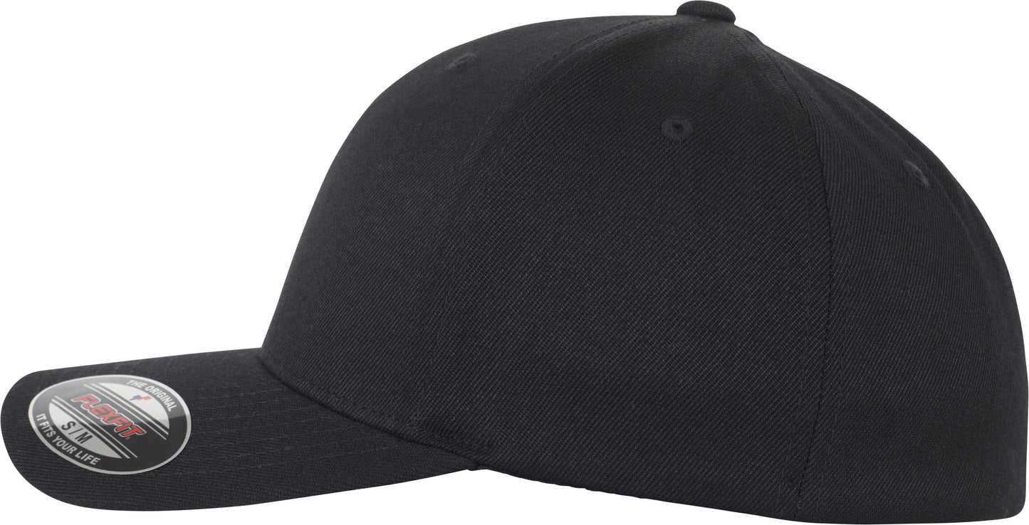 Flexfit By Yupoong Wool-Blend Cap 6477 Sporty Shape Combed Fabric S/M L/XL