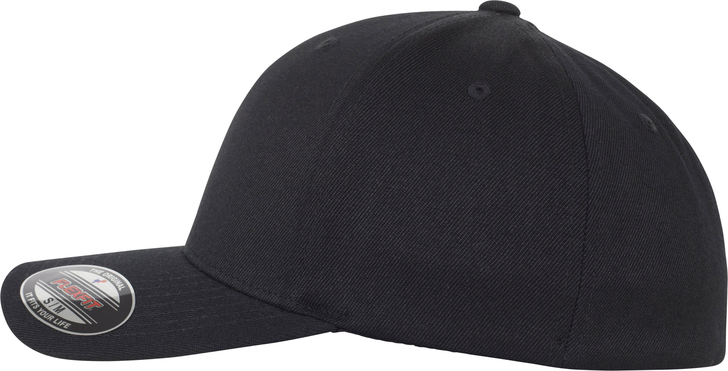 Flexfit By Yupoong Wool-Blend Cap 6477 Sporty Shape Combed Fabric S/M L/XL