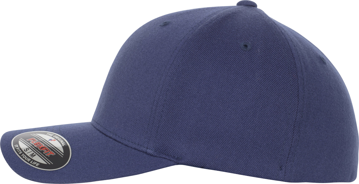 Flexfit By Yupoong Wool-Blend Cap 6477 Sporty Shape Combed Fabric S/M L/XL