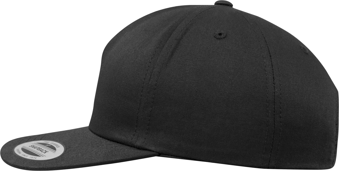 Flexfit Yupoong Unstructured 5-Panel Snapback Cap Soft Casual Hat 6502