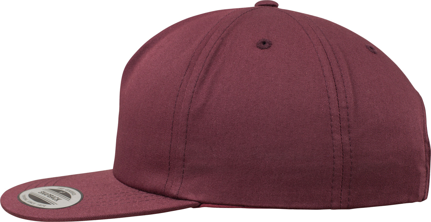Flexfit Yupoong Unstructured 5-Panel Snapback Cap Soft Casual Hat 6502