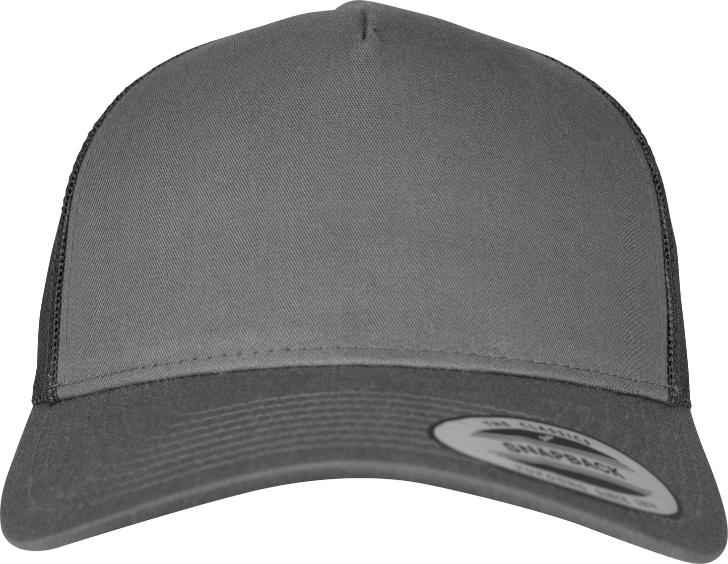 Flexfit Yupoong 5-Panel Retro Trucker Cap Sporty Mesh Back Cotton Twill