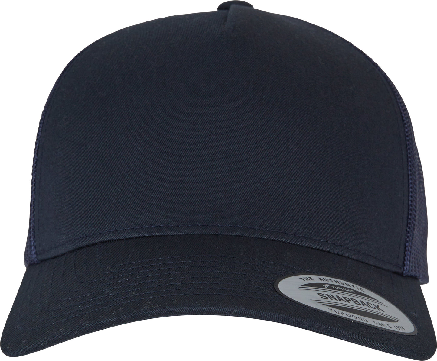 Flexfit Yupoong 5-Panel Retro Trucker Cap Sporty Mesh Back Cotton Twill