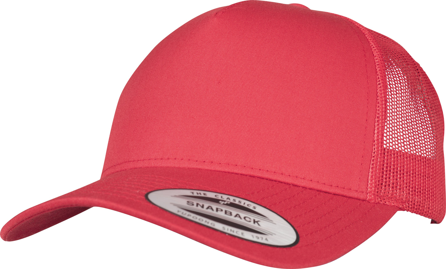 Flexfit Yupoong 5-Panel Retro Trucker Cap Sporty Mesh Back Cotton Twill