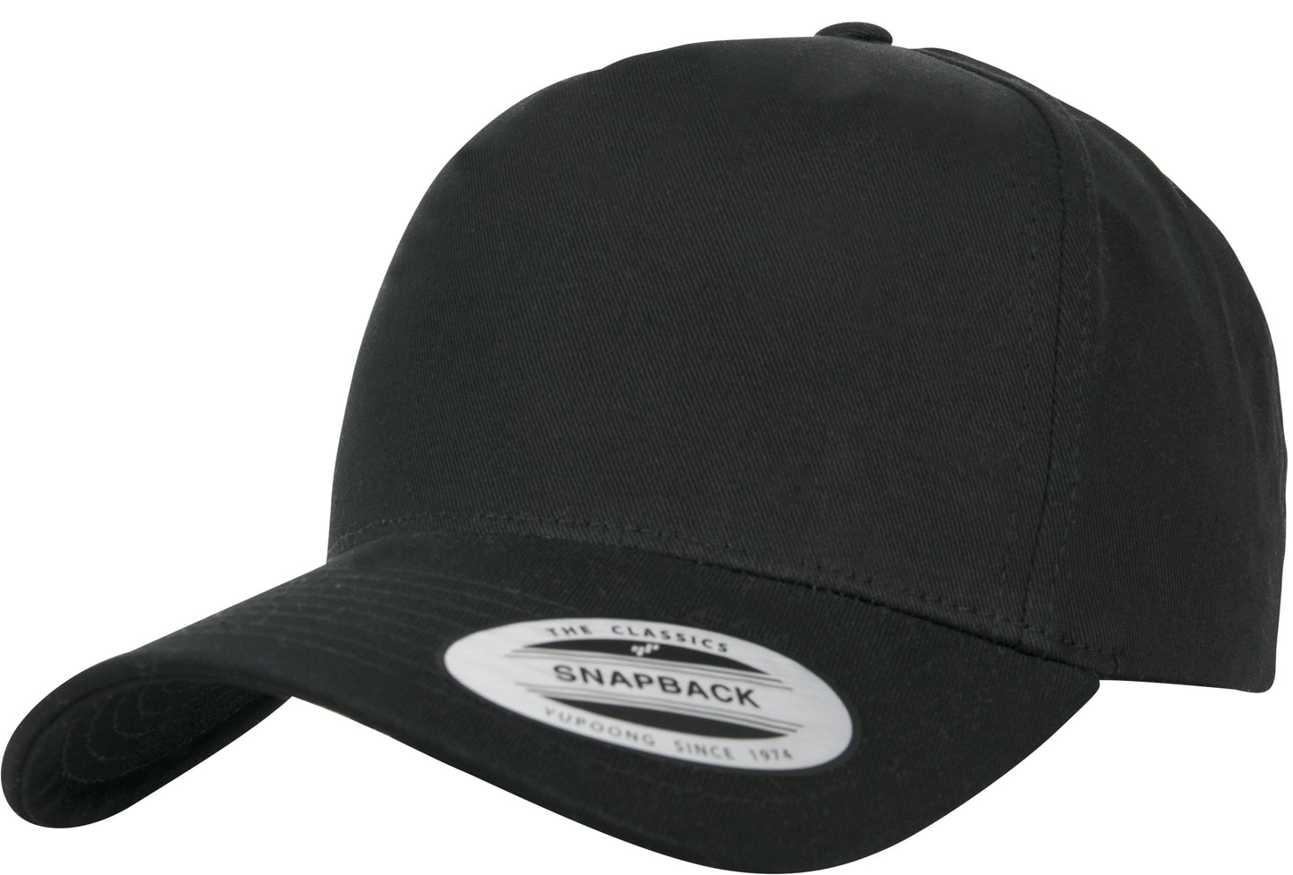 Flexfit Yupoong 5-Panel Curved Classic Snapback Cap 7707 - 100% Cotton