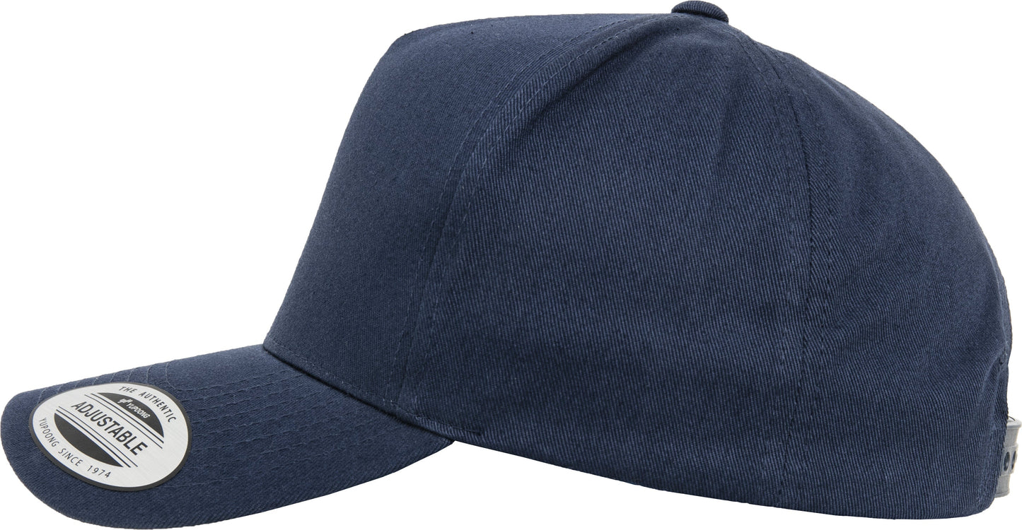 Flexfit Yupoong 5-Panel Curved Classic Snapback Cap 7707 - 100% Cotton