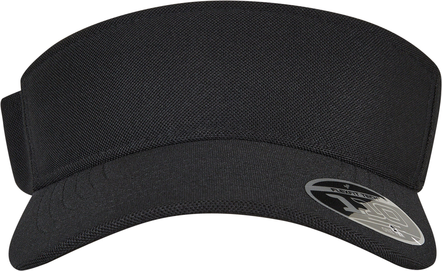 Flexfit By Yupoong 110 Adjustable Visor Cool Dry Fabric One Size Black
