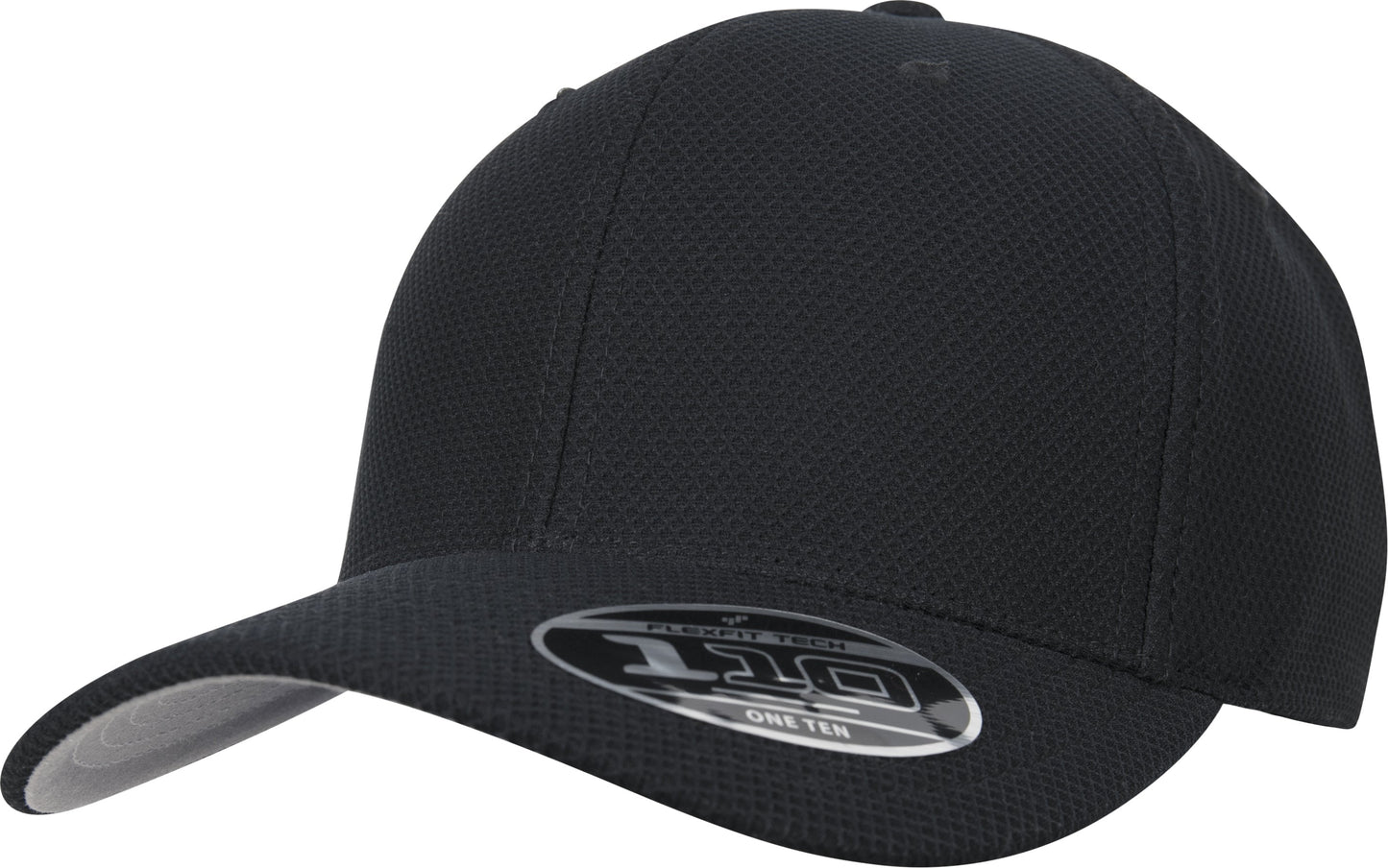 Flexfit By Yupoong 110 Hybrid Cap Diamond Pattern Curved Visor One Size