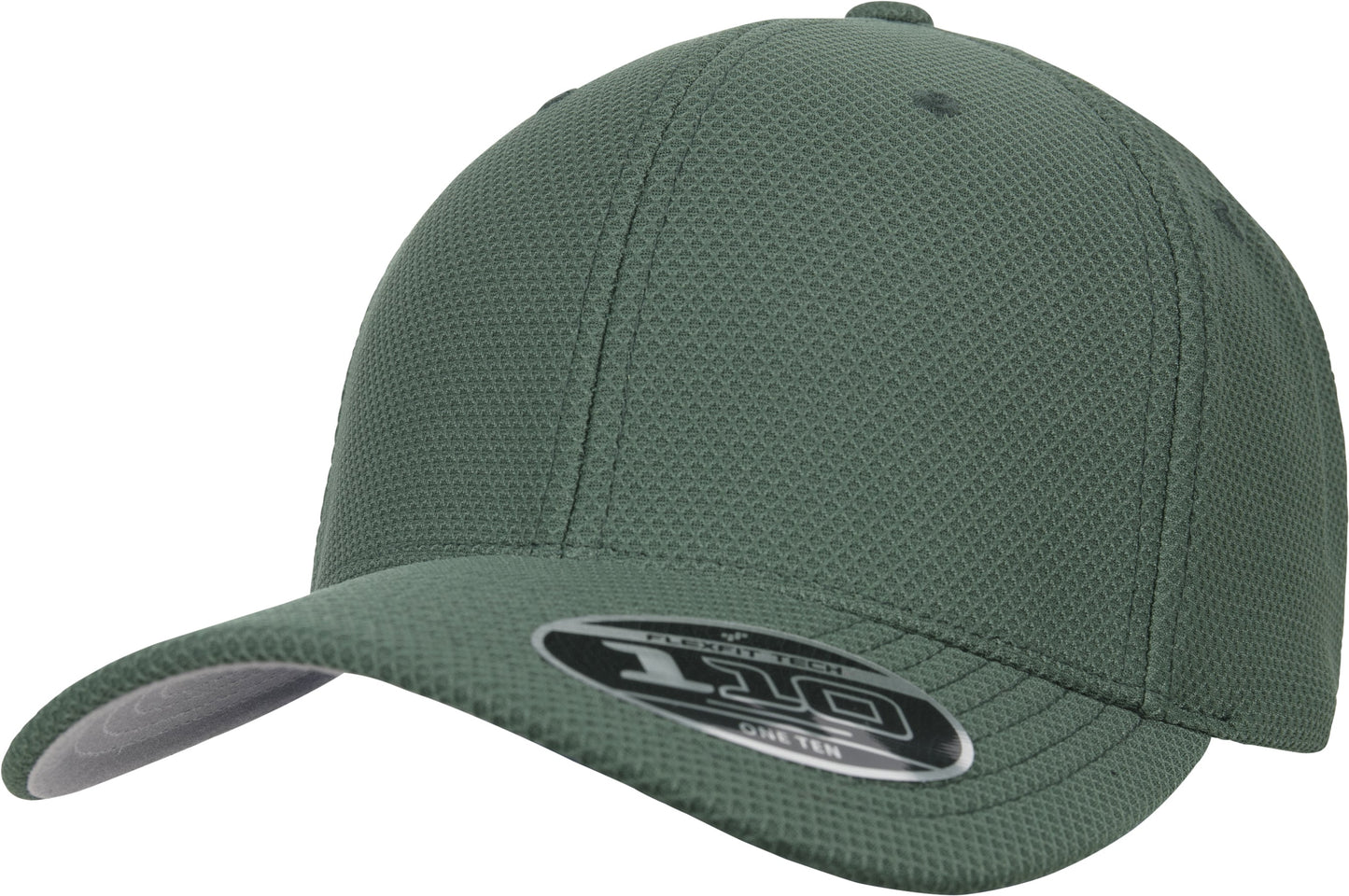 Flexfit By Yupoong 110 Hybrid Cap Diamond Pattern Curved Visor One Size