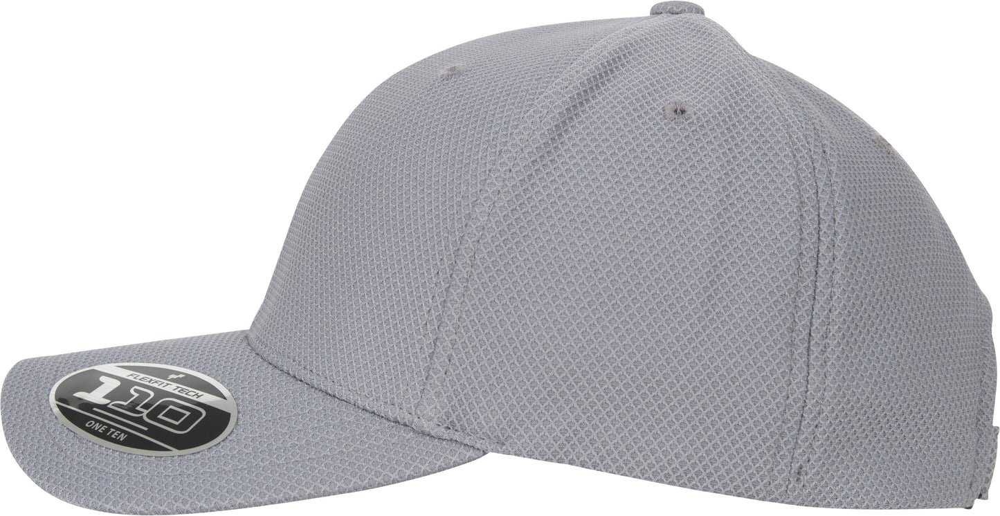 Flexfit By Yupoong 110 Hybrid Cap Diamond Pattern Curved Visor One Size