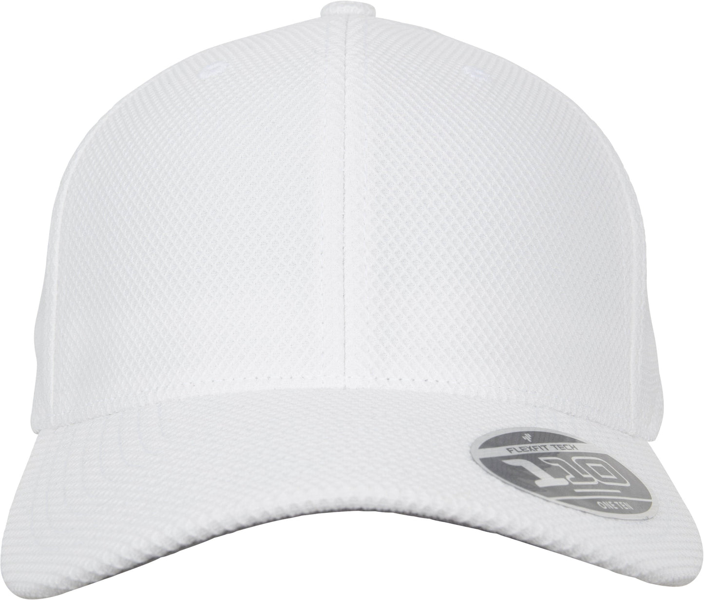 Flexfit By Yupoong 110 Hybrid Cap Diamond Pattern Curved Visor One Size