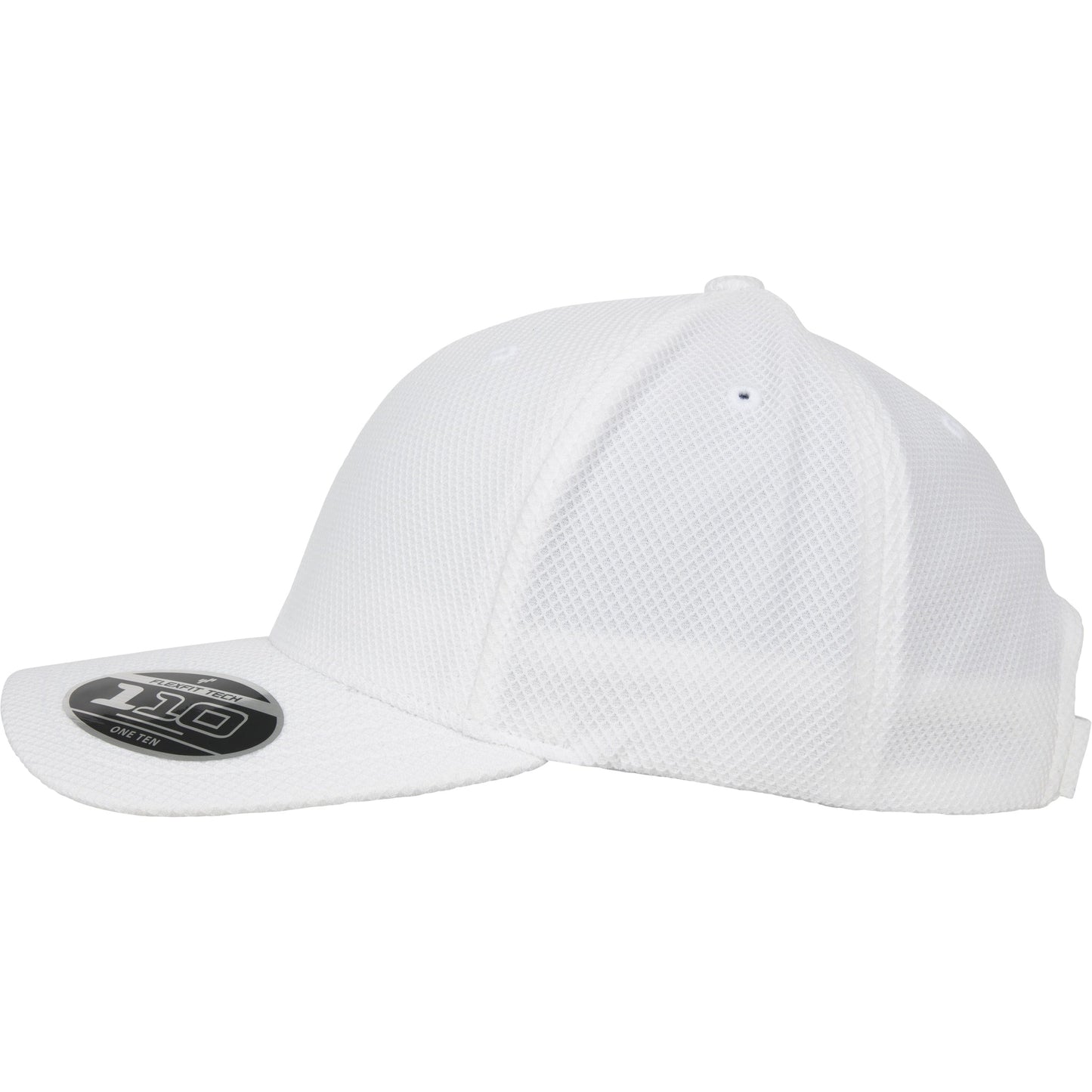 Flexfit By Yupoong 110 Hybrid Cap Diamond Pattern Curved Visor One Size