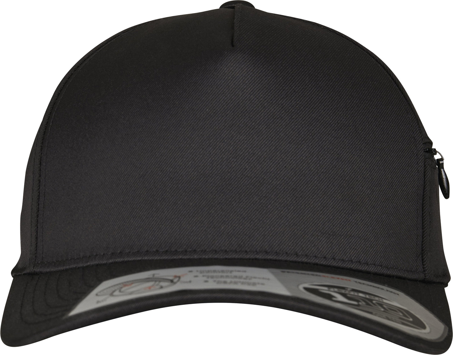 Flexfit By Yupoong 110 Pocket Cap with Zipper Side Closure and Pre-bent Visor