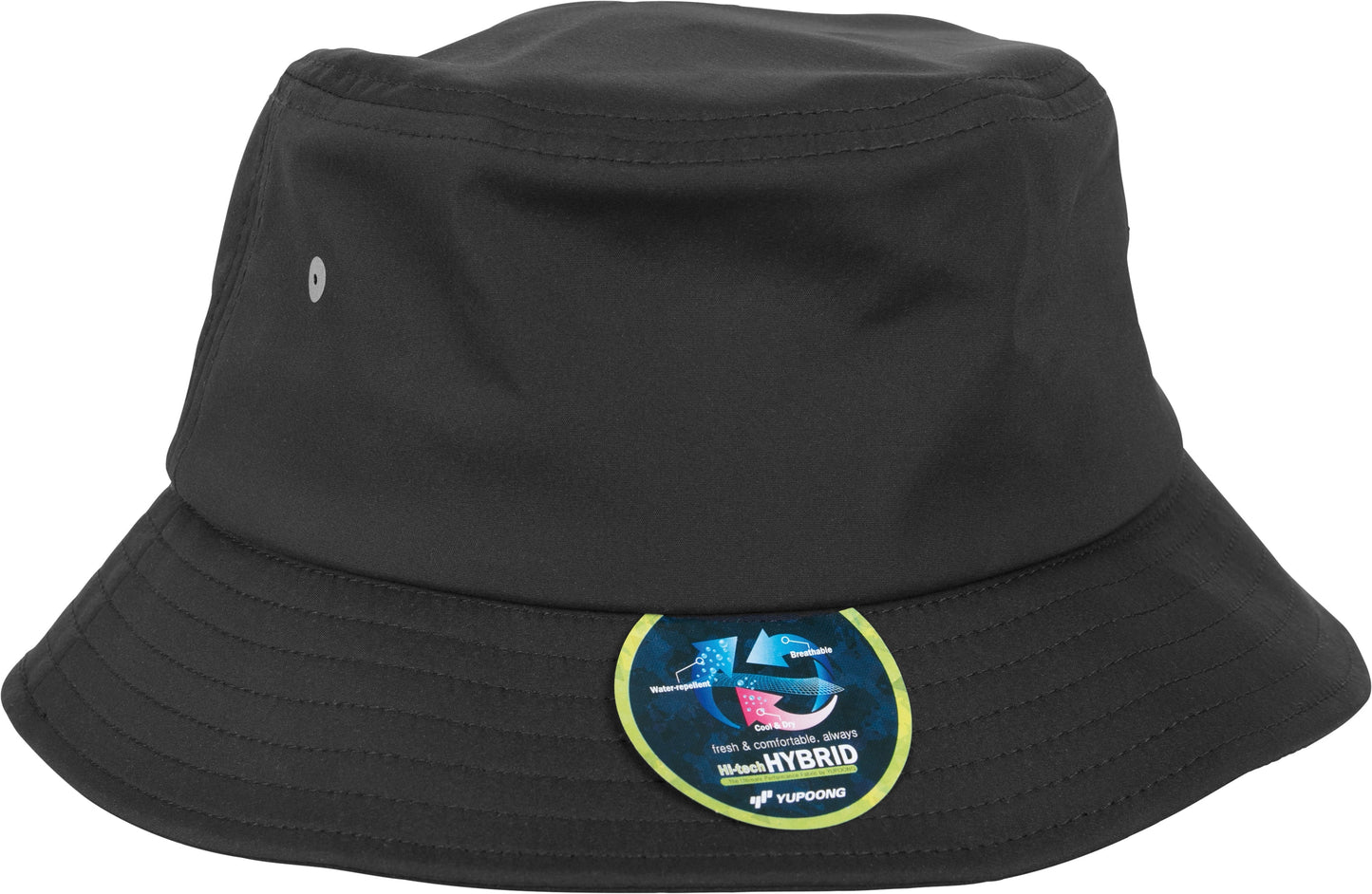 Flexfit Yupoong Nylon Bucket Hat 5003N Breathable Water Repellent Hybrid Tech
