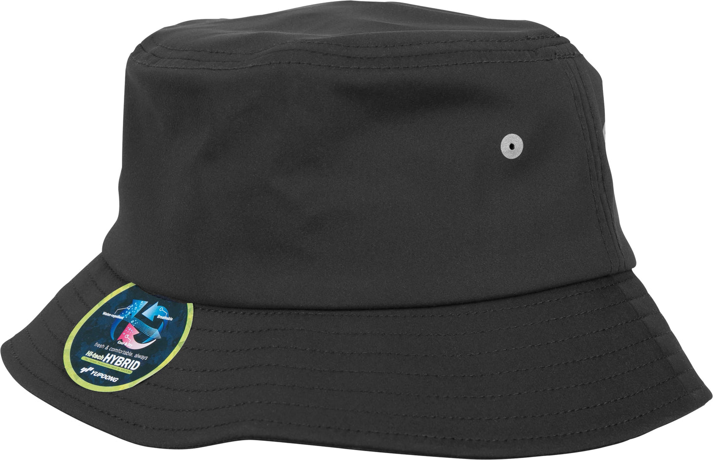 Flexfit Yupoong Nylon Bucket Hat 5003N Breathable Water Repellent Hybrid Tech