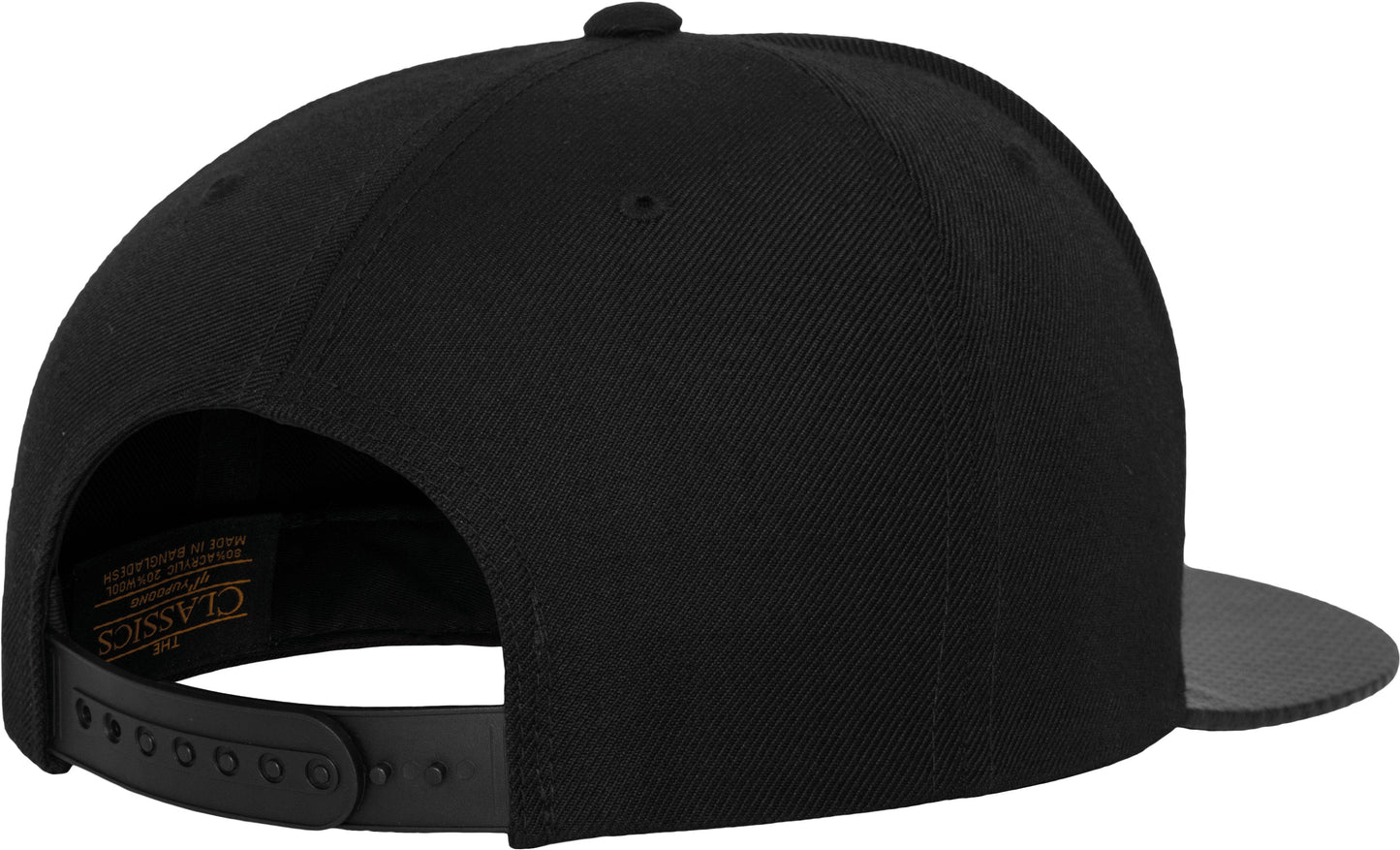 Flexfit Yupoong Carbon Snapback 6089Ca Classic Wool-Blend Cap One Size