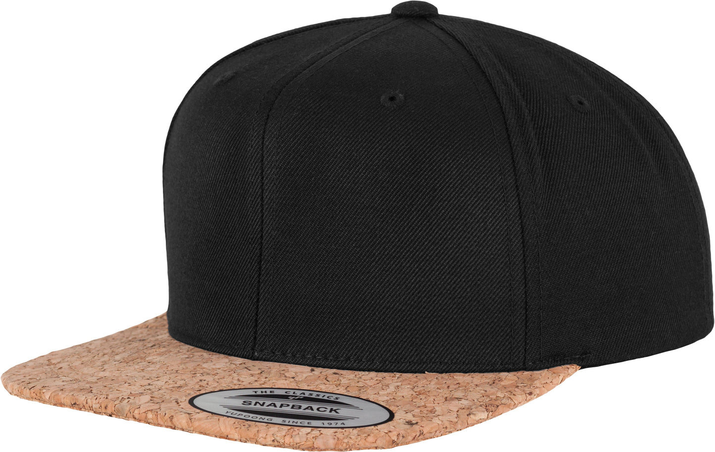 Flexfit Yupoong Cork Snapback Hat 6089Co Classic Shape Wool-Blend Visor