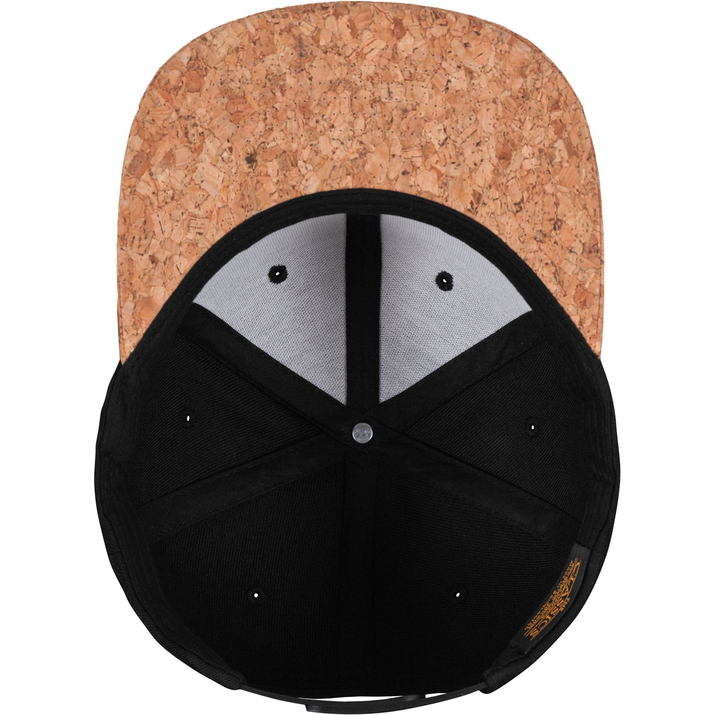Flexfit Yupoong Cork Snapback Hat 6089Co Classic Shape Wool-Blend Visor