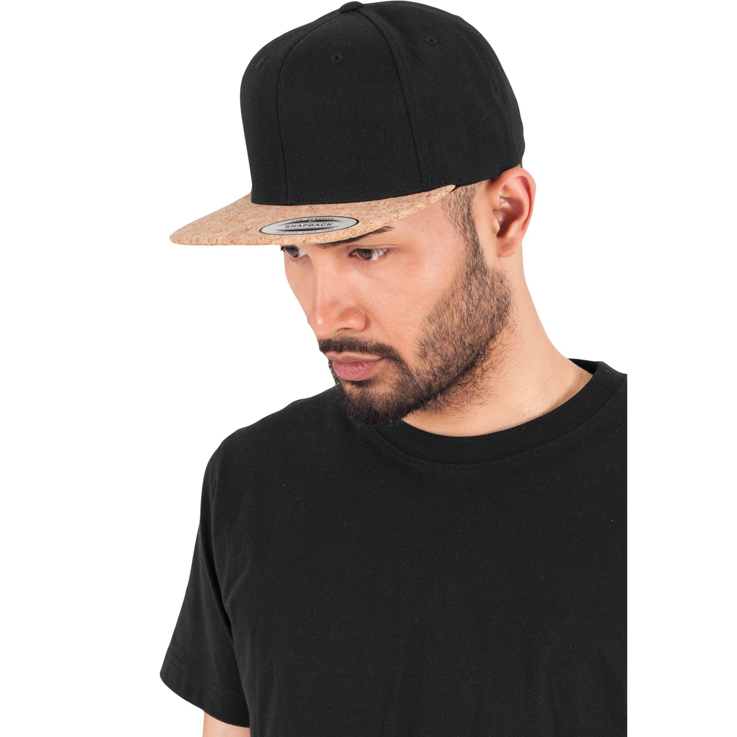 Flexfit Yupoong Cork Snapback Hat 6089Co Classic Shape Wool-Blend Visor