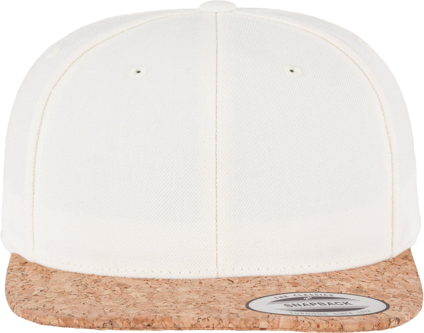 Flexfit Yupoong Cork Snapback Hat 6089Co Classic Shape Wool-Blend Visor