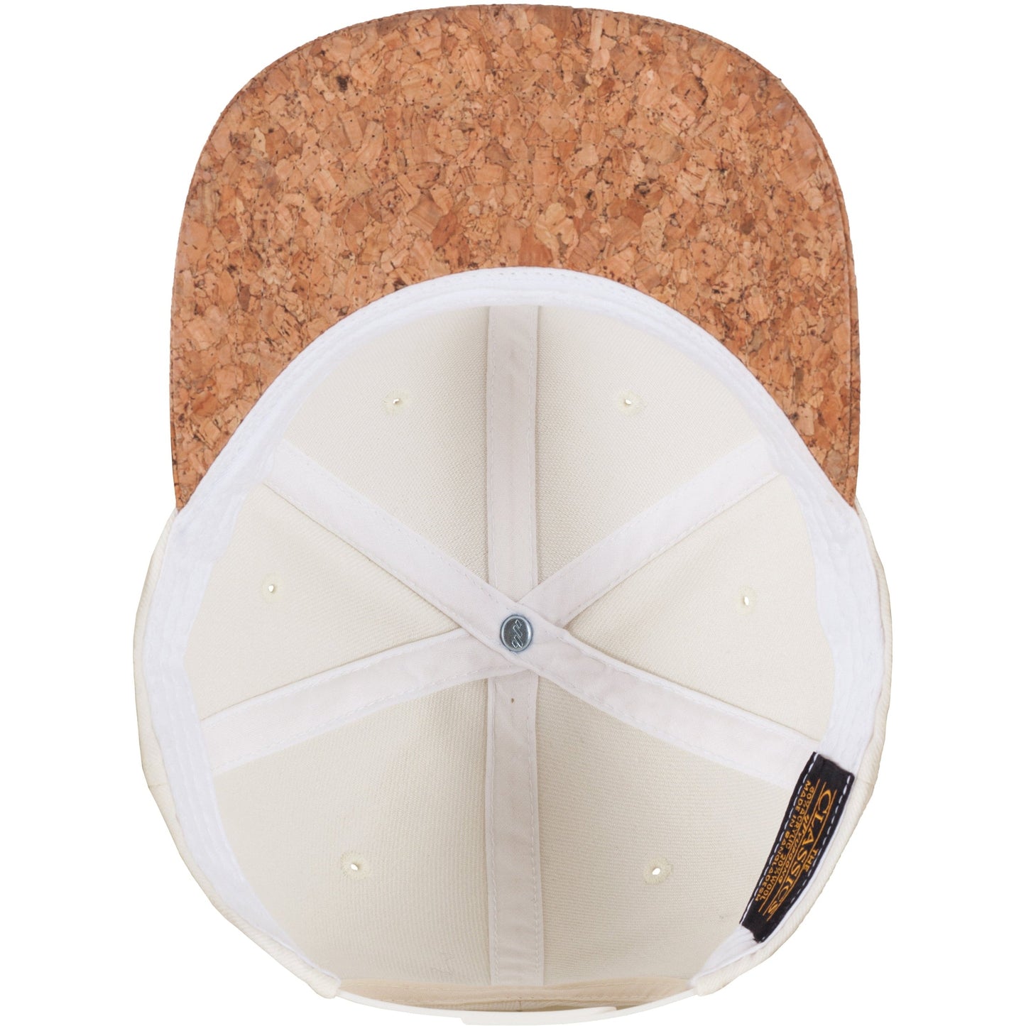 Flexfit Yupoong Cork Snapback Hat 6089Co Classic Shape Wool-Blend Visor