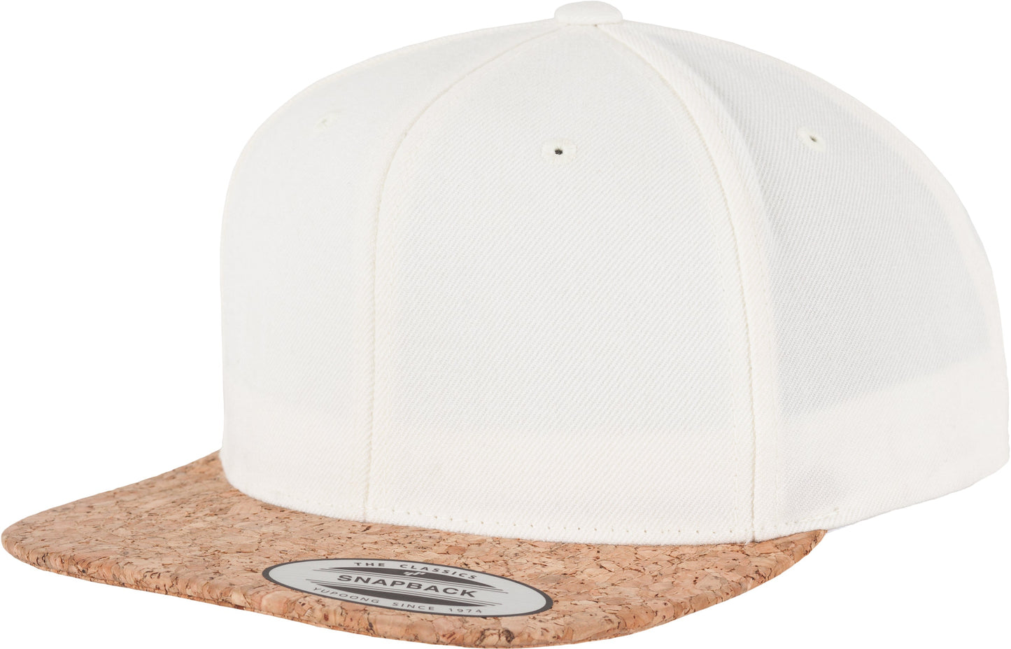 Flexfit Yupoong Cork Snapback Hat 6089Co Classic Shape Wool-Blend Visor