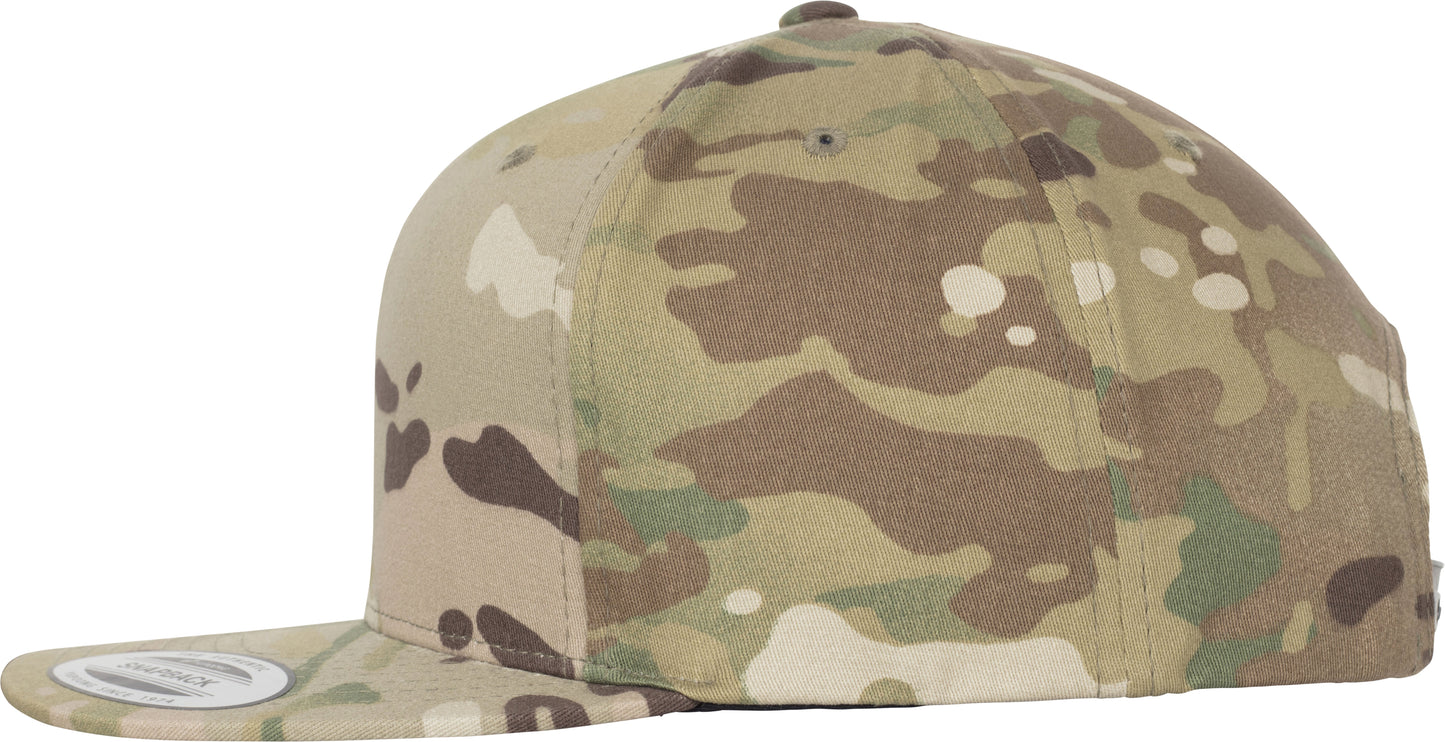 Flexfit Yupoong Classic Snapback Cap Multicam Camouflage High Quality 6089Mc