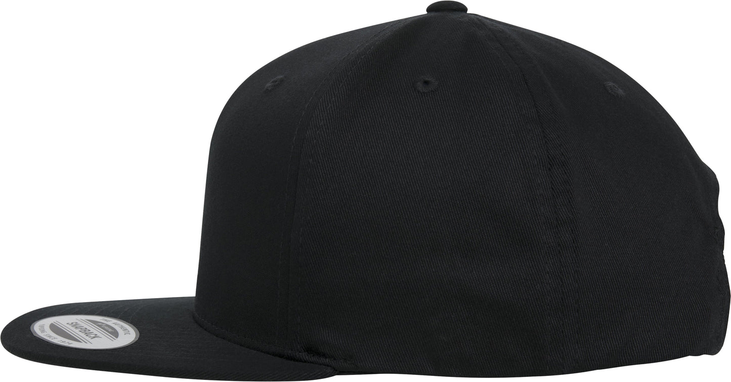 Flexfit Yupoong Organic Cotton Snapback Cap Adjustable Flat Visor 6089Oc