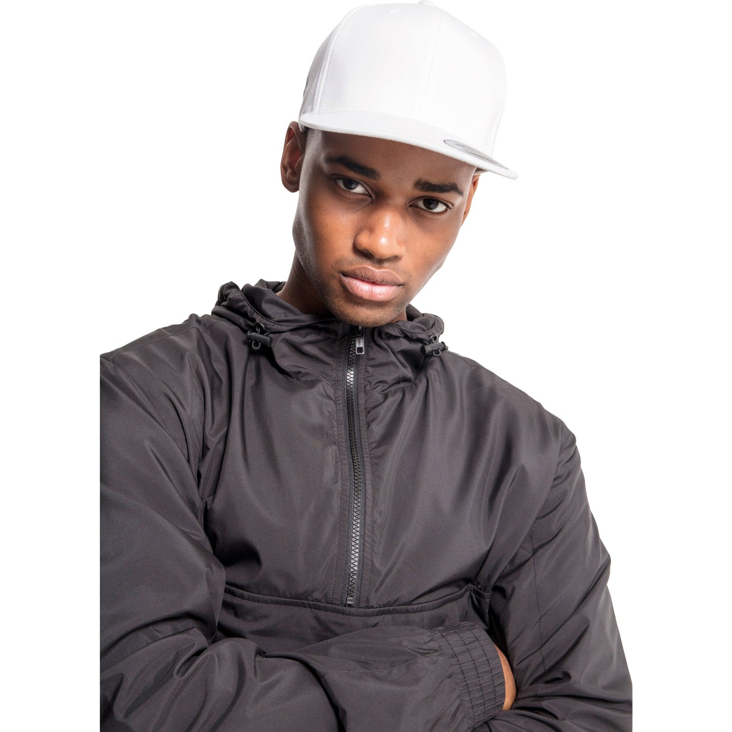 Flexfit Yupoong Organic Cotton Snapback Cap Adjustable Flat Visor 6089Oc