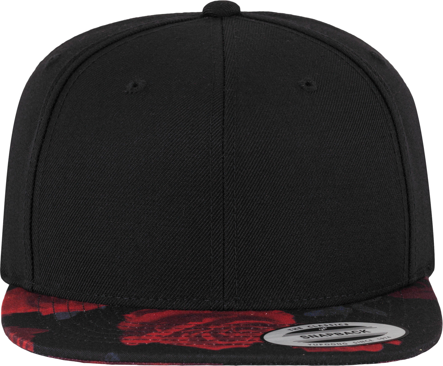 Flexfit Yupoong Roses Snapback Cap Classic Baseball Shape Reinforced Front