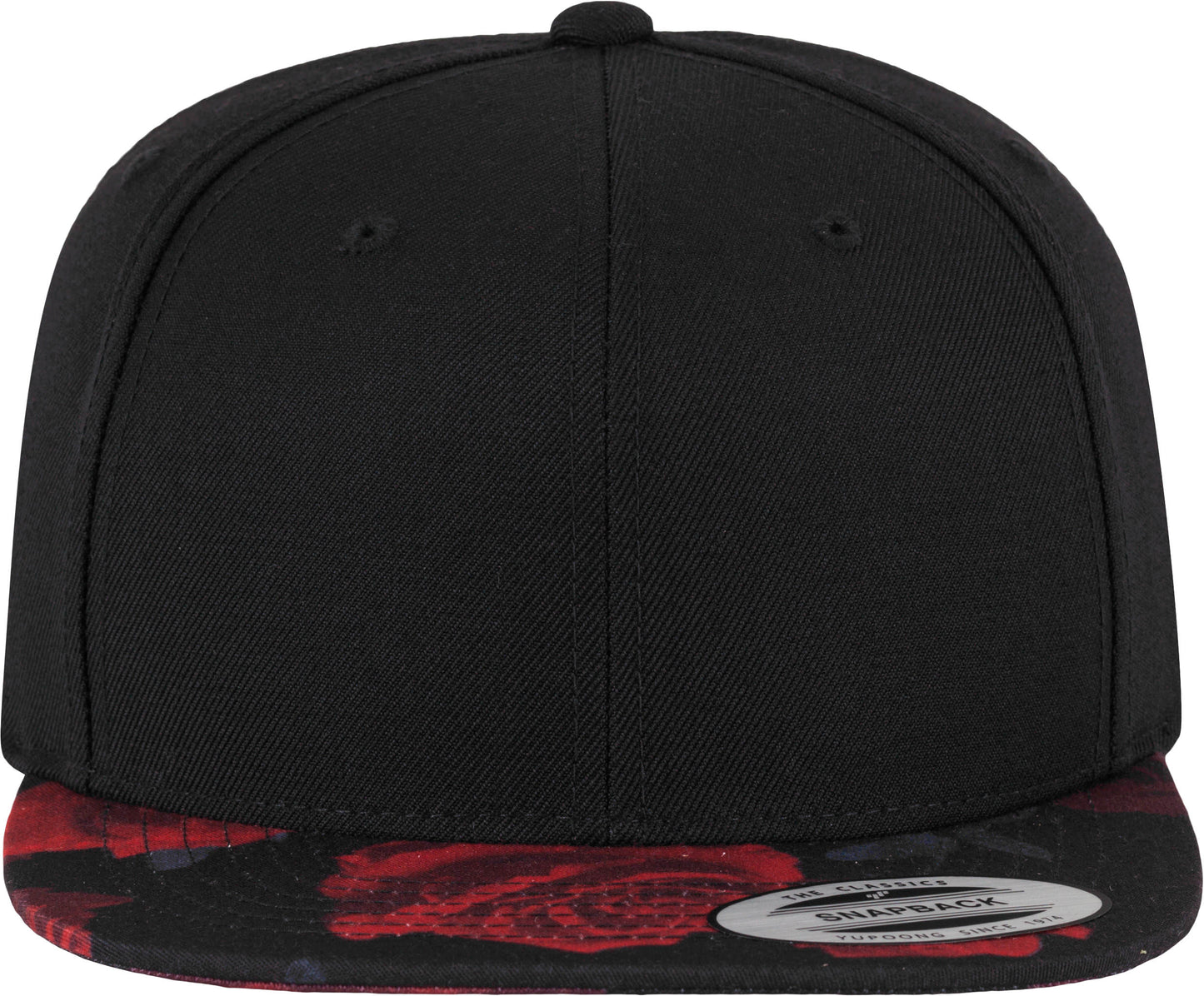 Flexfit Yupoong Roses Snapback Cap Classic Baseball Shape Reinforced Front