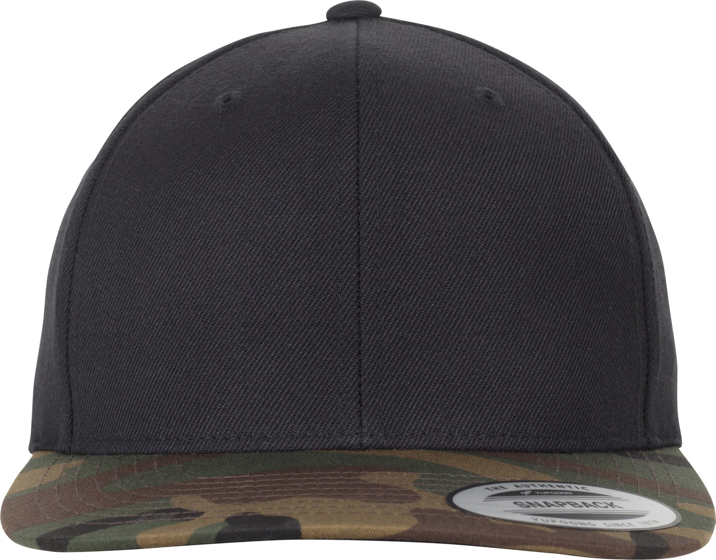Flexfit Yupoong Classic Snapback 2-Tone Camo Cap Wool-Twill Blend 6089Tc