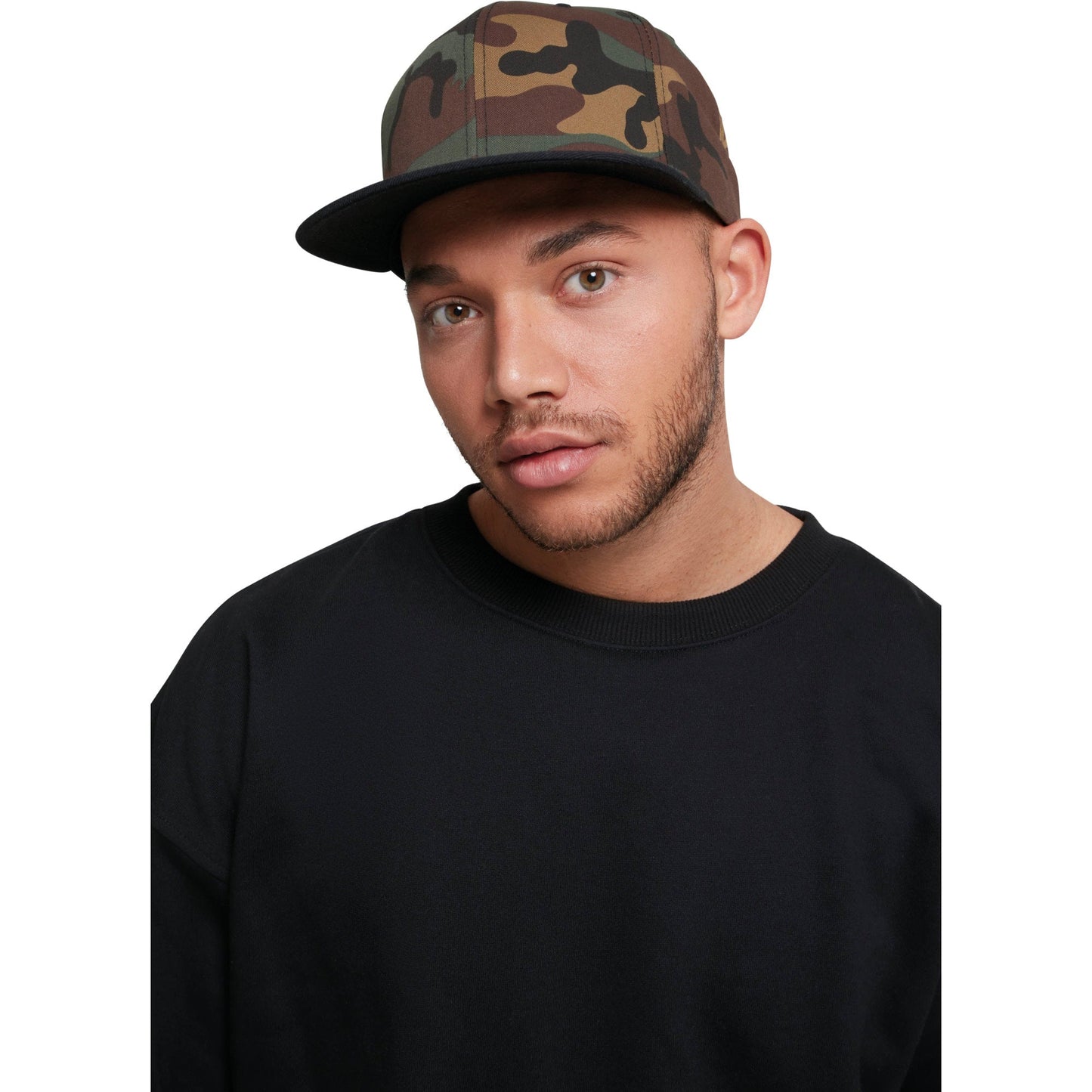 Flexfit Yupoong Classic Snapback 2-Tone Camo Cap Wool-Twill Blend 6089Tc