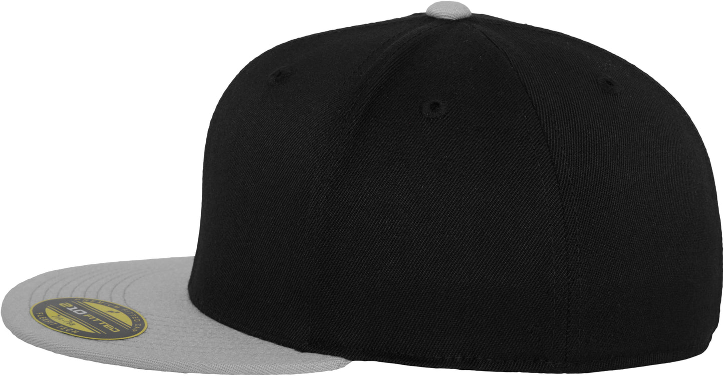 Flexfit Yupoong 210 Fitted 2-Tone Cap Pro-Baseball Shape S/M L/XL