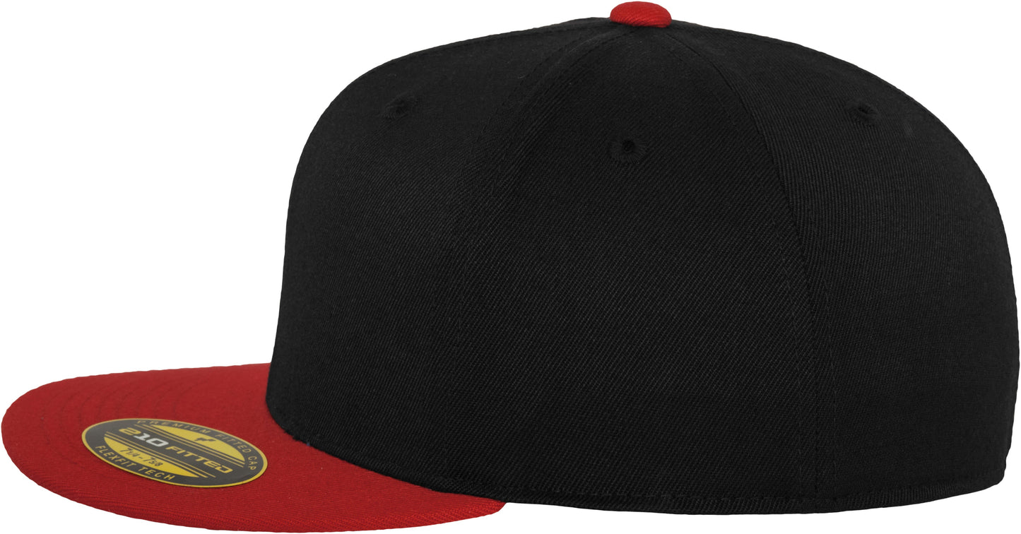 Flexfit Yupoong 210 Fitted 2-Tone Cap Pro-Baseball Shape S/M L/XL