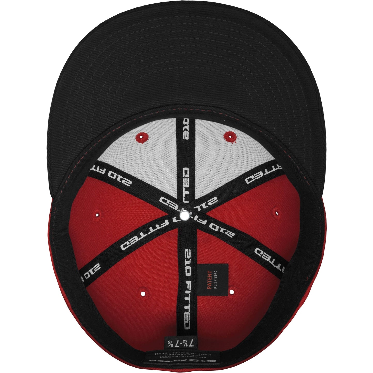 Flexfit Yupoong 210 Fitted 2-Tone Cap Pro-Baseball Shape S/M L/XL