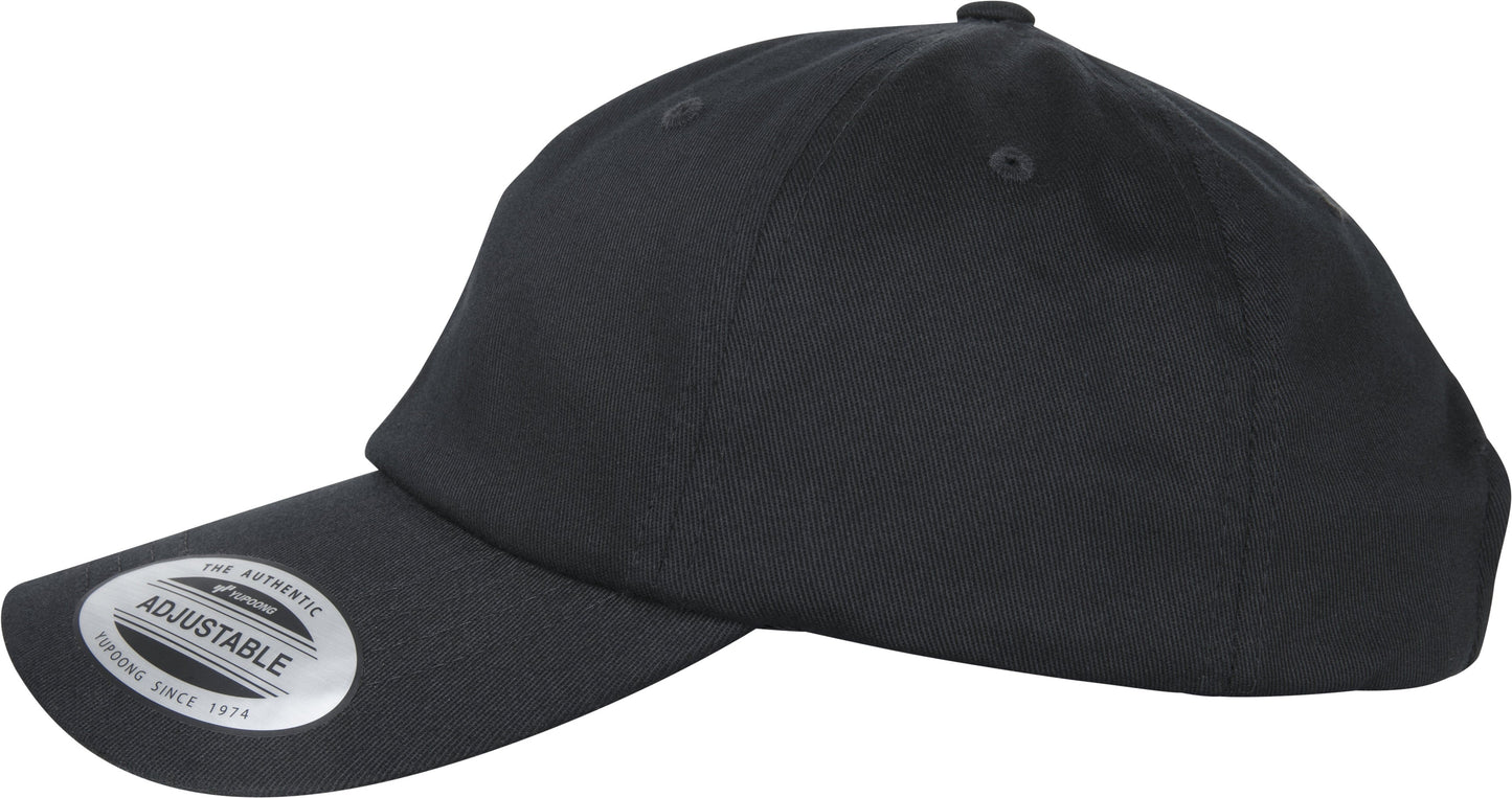 Flexfit Yupoong Low-Profile Organic Cotton Cap 6245Oc Curved Brim Reinforced