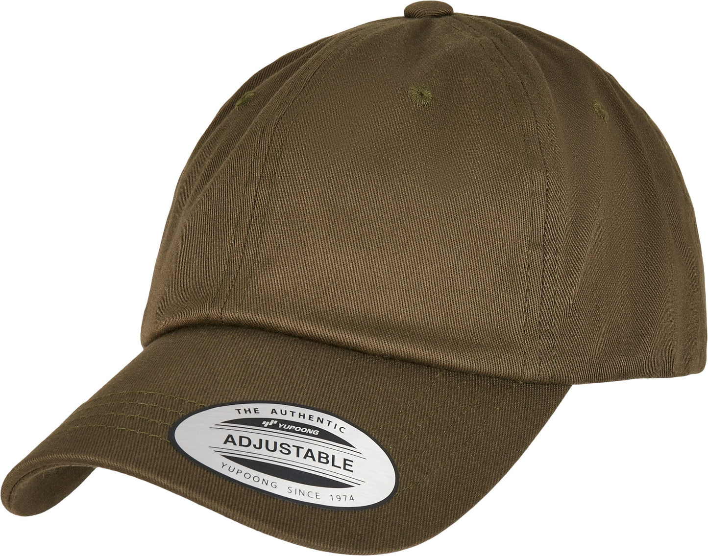 Flexfit Yupoong Low-Profile Organic Cotton Cap 6245Oc Curved Brim Reinforced