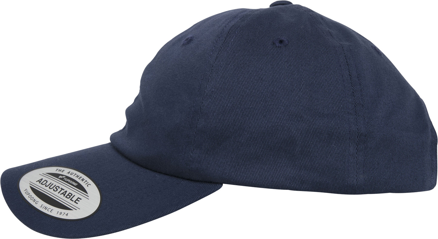 Flexfit Yupoong Low-Profile Organic Cotton Cap 6245Oc Curved Brim Reinforced