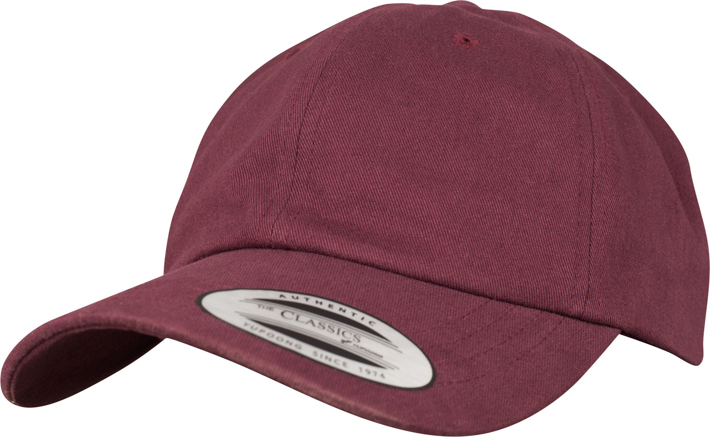 Flexfit Yupoong Peached Cotton Twill Dad Cap Unstructured Curved Brim 6245PT